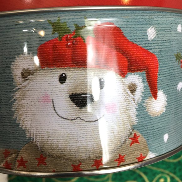 COOKIE Cake Candy Christmas Metal Set of 3 Storage Tins  Canisters NWT - Picture 6 of 7